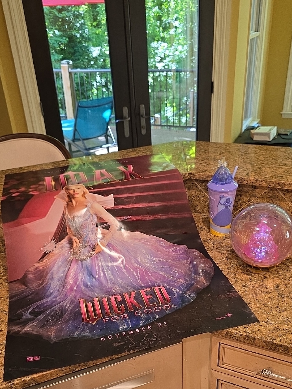 Wicked For Good Movie Theater Merch Bundle With Poster